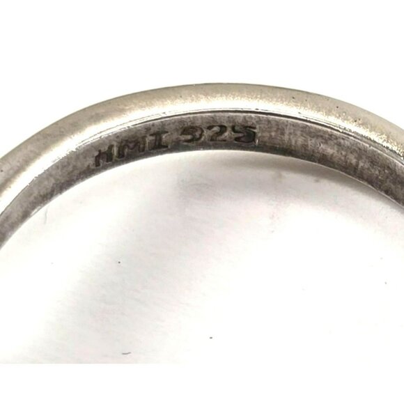 Amethyst & White Topaz Sterling Silver Ring Size 5.75 Elegant Oval Cut LI647 - Picture 16 of 16